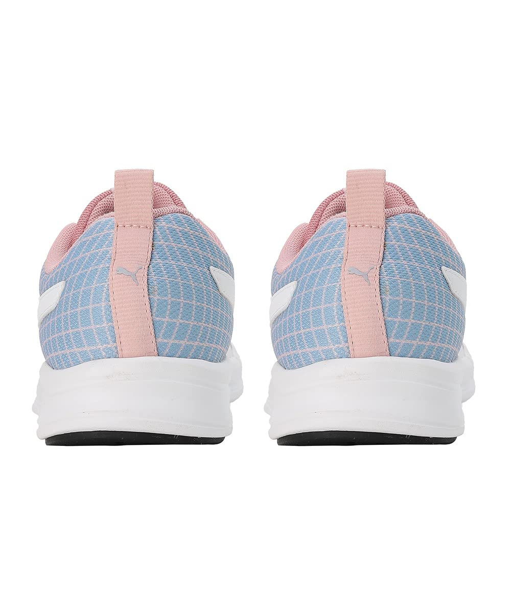 Puma Womens Supernal V3 Running Shoe Lotus Blue Fog White Black UK 5 
