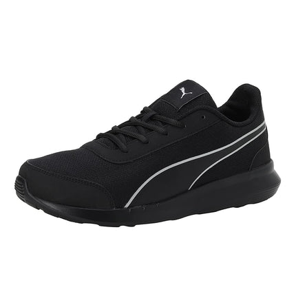Puma mens Dazzler Black-Silver Running Shoe - 8 UK (39178201) 