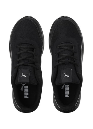 Puma mens Dazzler Black-Silver Running Shoe - 8 UK (39178201) 