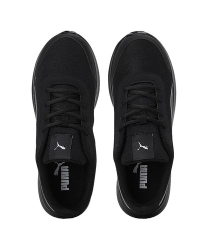 Puma mens Dazzler Black-Silver Running Shoe - 8 UK (39178201) 