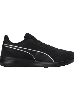 Puma mens Dazzler Black-Silver Running Shoe - 8 UK (39178201) 