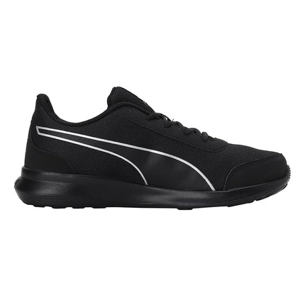 Puma mens Dazzler Black-Silver Running Shoe - 8 UK (39178201) 