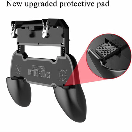 QIWA Mobile Game Controller for PUBG Mobile Controller L1R1 Mobile Game Trigger Joystick Gamepad Compatible with iOS & Android Phone [video game] 