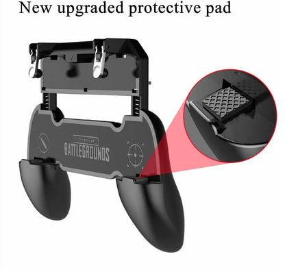 QIWA Mobile Game Controller for PUBG Mobile Controller L1R1 Mobile Game Trigger Joystick Gamepad Compatible with iOS & Android Phone [video game] 