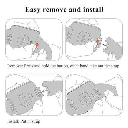 Qai New Launch Soft Silicone Classic Band Strap With Secure Buckle Lock for Redmi Watch 2 Lite/Redmi GPS Smart Watch Band Strap Only (CREAM) 