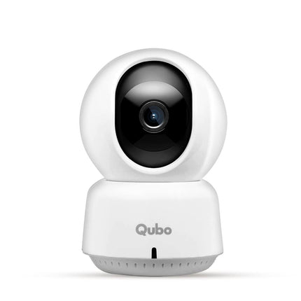 Qubo Smart 360° 2MP [1080p] Wi-Fi Security Camera | Indoor CCTV Cam for Home | AI Person Detection | Automatic Alarm | App Alerts | NightPulse Vision | SD & Cloud Storage | Made in India 