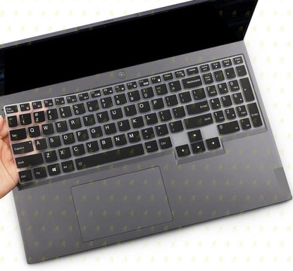 RAYA Silicone Keyboard Skin Cover for Lenovo LOQ | Lenovo Legion 5i / Slim 5i / Pro 5i | Lenovo Legion 7i / Pro 7i | Legion 9 15.6inch & 16inch Gaming Laptops (Black Silicone) 