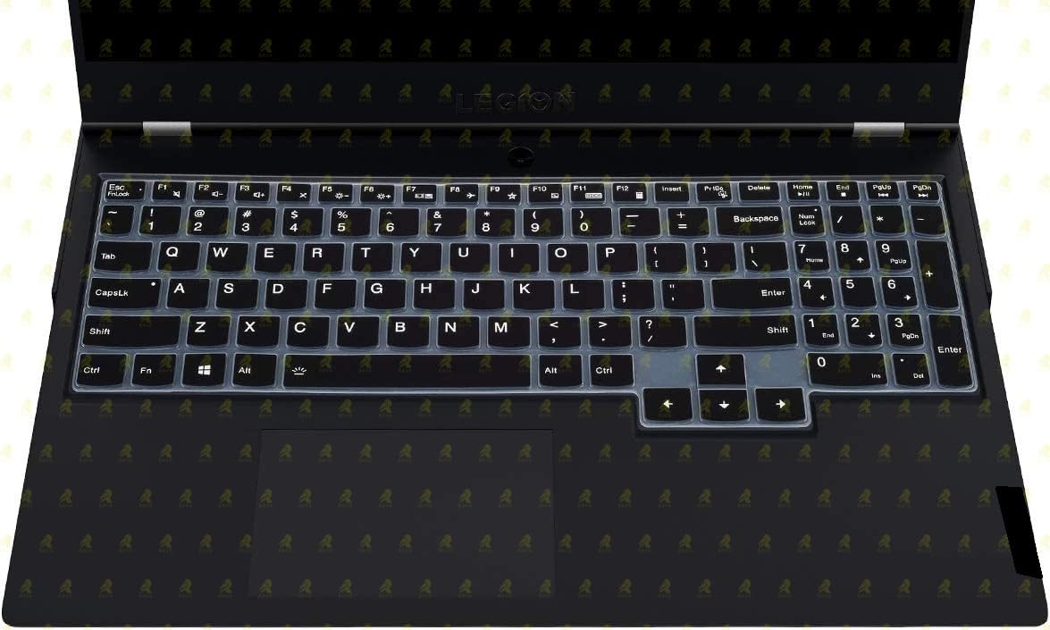 RAYA Silicone Keyboard Skin Cover for Lenovo LOQ | Lenovo Legion 5i / Slim 5i / Pro 5i | Lenovo Legion 7i / Pro 7i | Legion 9 15.6inch & 16inch Gaming Laptops (Black Silicone) 