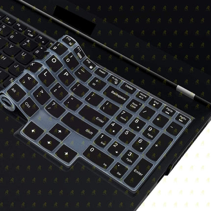 RAYA Silicone Keyboard Skin Cover for Lenovo LOQ | Lenovo Legion 5i / Slim 5i / Pro 5i | Lenovo Legion 7i / Pro 7i | Legion 9 15.6inch & 16inch Gaming Laptops (Black Silicone) 