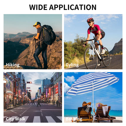 RCstyle Compatible With Ray-Ban Meta Wayfarer(Standard) Smart Glasses Color Changing Clip Set 50-22 Size M(Brown, Night Vision Yellow, Black) 