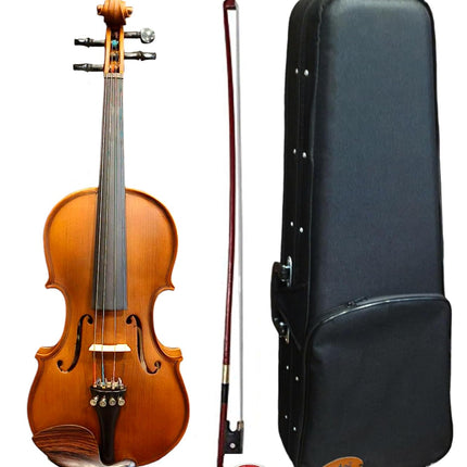 ROCKON RUSSIAN MAPLEWOOD 4/4 CLASSICAL MODERN VIOLIN CRAFTSMANSHIP SINCE 1928 INDIA 