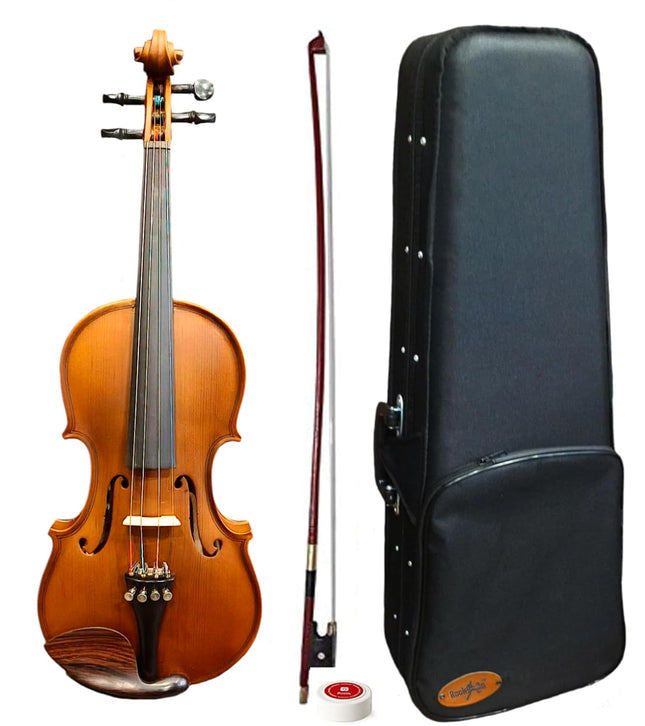 ROCKON RUSSIAN MAPLEWOOD 4/4 CLASSICAL MODERN VIOLIN CRAFTSMANSHIP SINCE 1928 INDIA 