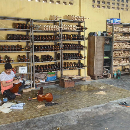 ROCKON RUSSIAN MAPLEWOOD 4/4 CLASSICAL MODERN VIOLIN CRAFTSMANSHIP SINCE 1928 INDIA 