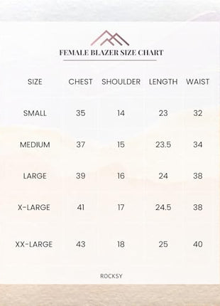 ROCKSY Yellow Smart Casual Formal Blazer for Women, Regular Fit Stylish Blazer for Women, Size XXL 