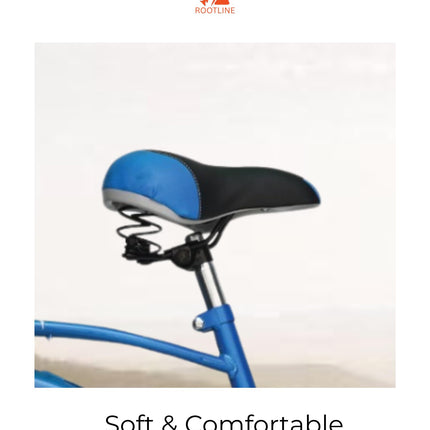 ROOTLINE Alexa Dark Blue Bicycle For Girls/Women With Front Basket And Integrated Carrier | Road Bike | BCP Rim & Handle (Alexa Dark Blue), Frame Size- 18 Inch 