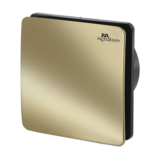 RR Signature Vento Fresh Luxura 150 mm Exhaust Fan For Kitchen, Bathroom | Silent, Compact Design, Easy Install | Thermal Fuse | High Speed 100% Powerful Copper Motor | 2 Year Warranty [Gold] 