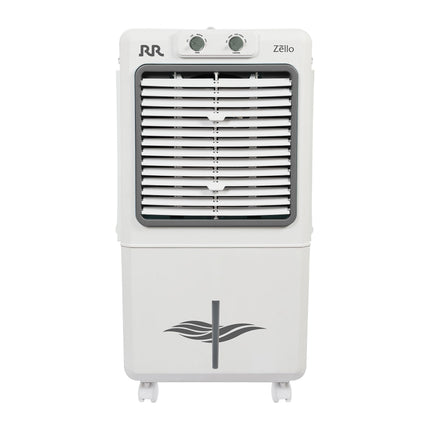 RR Zello 25 Ltr Personal Air Cooler | Cooler with High Air Delivery, Honeycomb Cooling Pads | Room Cooler with Inverter Compatibility| 1 year Warranty | 25L 