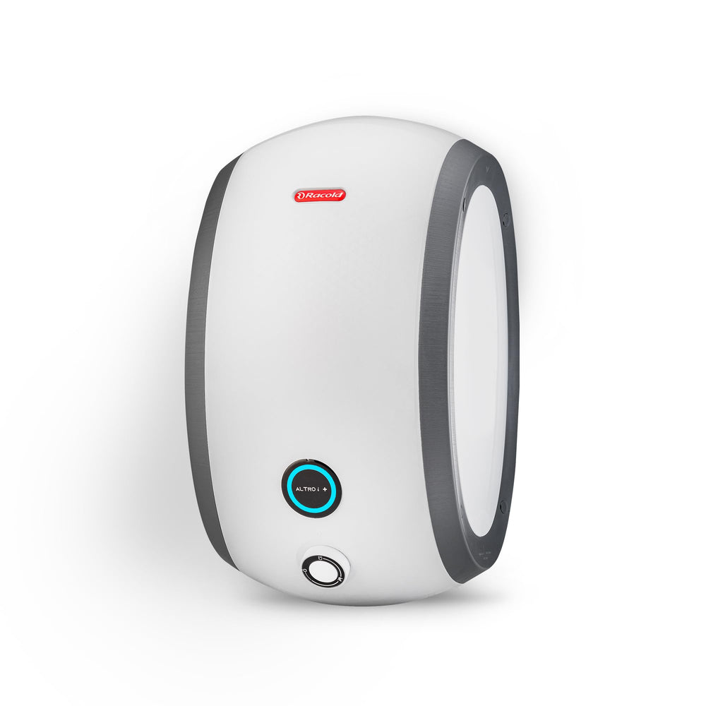 Racold Altroi+ 3L 3KW Vertical Instant Water Heater (Geyser) White with Free Standard Installation & Pipes Smart LED Ring Free Electric Plug Convenient for Kitchen & bathroom, Wall Mounting