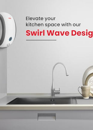 Racold Altroi+ 3L 3KW Vertical Instant Water Heater (Geyser) White with Free Standard Installation & Pipes Smart LED Ring Free Electric Plug Convenient for Kitchen & bathroom, Wall Mounting 