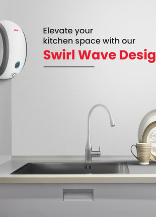 Racold Altroi+ 3L 3KW Vertical Instant Water Heater (Geyser) White with Free Standard Installation & Pipes Smart LED Ring Free Electric Plug Convenient for Kitchen & bathroom, Wall Mounting 