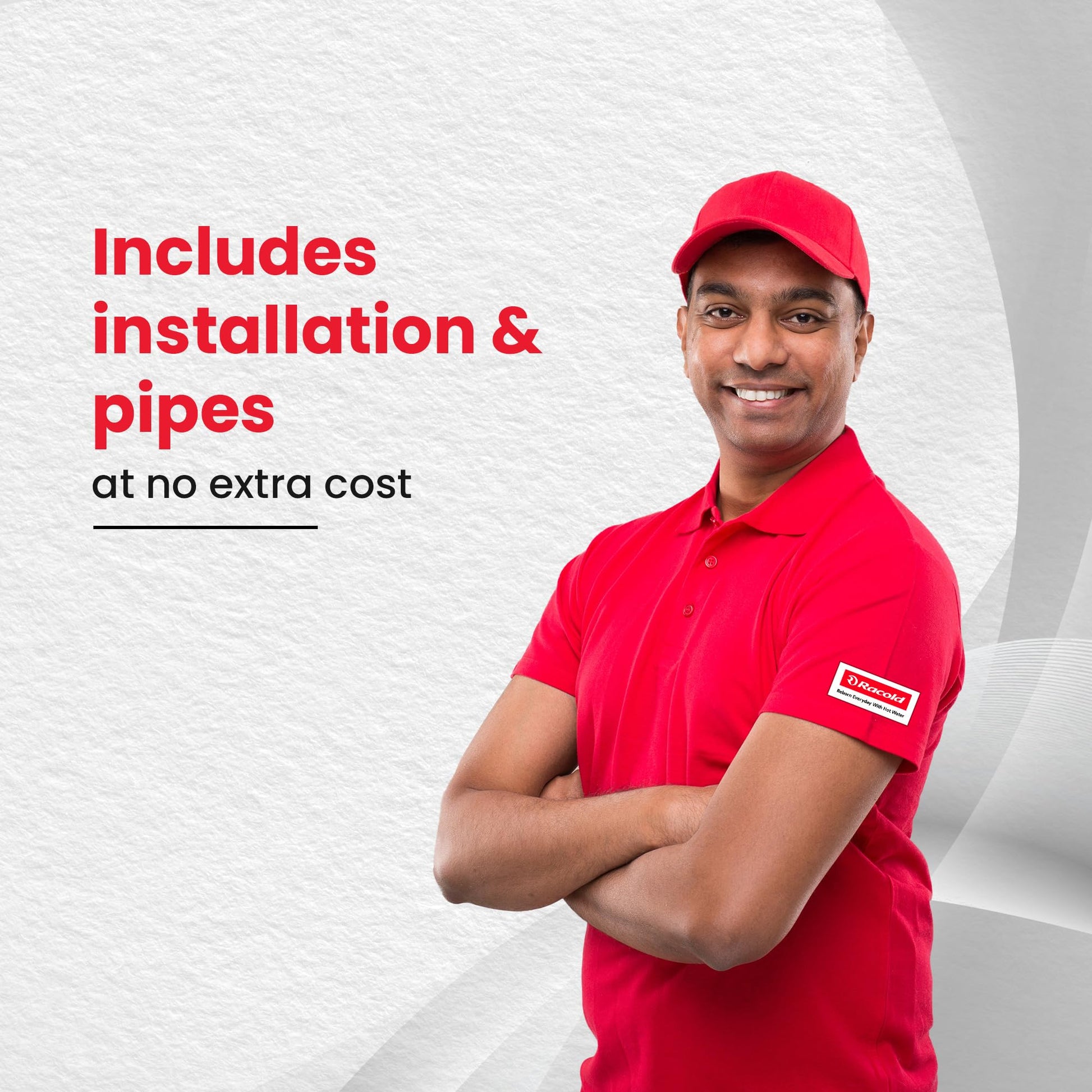 Racold Altroi+ 3L 3KW Vertical Instant Water Heater (Geyser) White with Free Standard Installation & Pipes Smart LED Ring Free Electric Plug Convenient for Kitchen & bathroom, Wall Mounting 