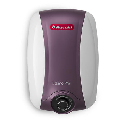 Racold Eterno Pro Storage Water Heater (Geyser) 25L with ABS Body – Corrosion Prevention with Titanium Enameled Coating, 7 Yrs Warranty on Tank, Energy Efficient, Free Standard Installation & Pipes 