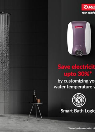 Racold Eterno Pro Storage Water Heater (Geyser) 25L with ABS Body – Corrosion Prevention with Titanium Enameled Coating, 7 Yrs Warranty on Tank, Energy Efficient, Free Standard Installation & Pipes 
