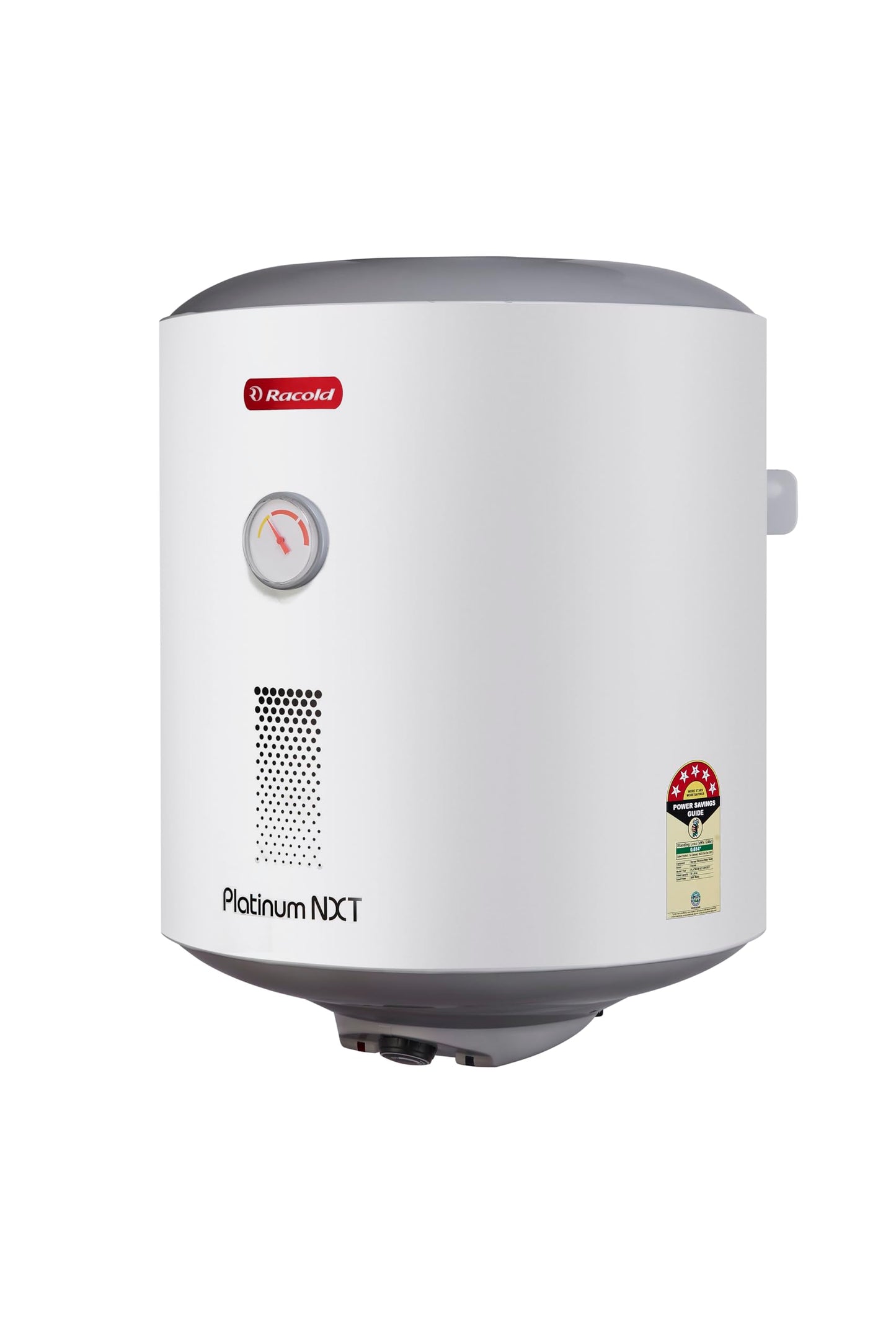 Racold Platinum Nxt 50L Vertical 5 Star Water Heater(Geyser) for Home| 33% faster heating |Titanium Plus technology |Free Standard Installation & Pipes | Suitable for bathroom 