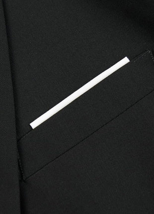 Random Stripe Men's Casual Blazer Slim Fit Two Buttons Suit Jackt, Lightweight Sport Coats for Daily (in, Numeric, 36, 36, Black) 