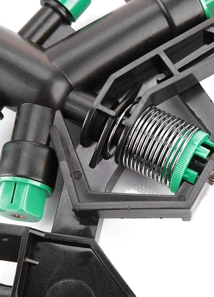 Rarehaunt Telescopic Sprinkler 4 Nozzle Adjustable Spray Head for Garden Irrigation Lawn Plant Watering Roof Cooling Sprinklers Sprayer (4 Nozzle Sprinkler) (1inch Female Thread) 1 Pc 