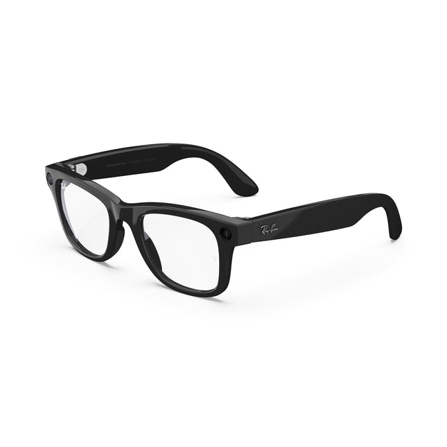Ray-Ban | Meta Wayfarer (Gen 1) - Shiny Black, Clear Lenses 