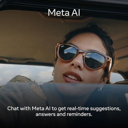 Ray-Ban | Meta Wayfarer (Gen 1) - Shiny Black, Clear Lenses 