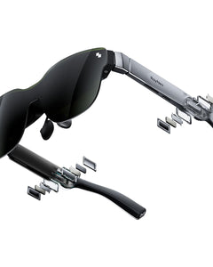 RayNeo Air 3s AR/XR Glasses, 201" 120Hz FHD HueView Display, Portable AR Video Eyewear Gaming Glasses for iPhone 16/15, Android, Mac, Switch, PS5, Steam Deck - Next-Gen Wearable Theater 