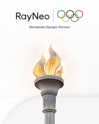 RayNeo Air 3s AR/XR Glasses, 201" 120Hz FHD HueView Display, Portable AR Video Eyewear Gaming Glasses for iPhone 16/15, Android, Mac, Switch, PS5, Steam Deck - Next-Gen Wearable Theater 