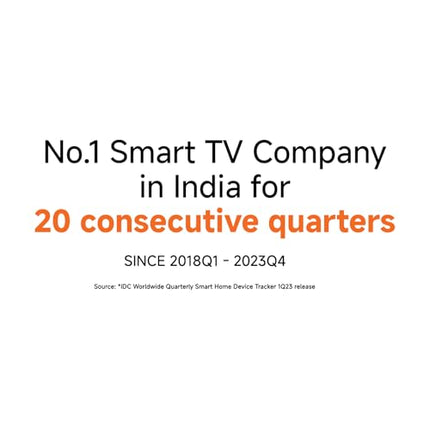 Redmi 108 cm (43 inch) F Series Ultra HD 4K LED Smart Fire TV L43MA-FVIN 