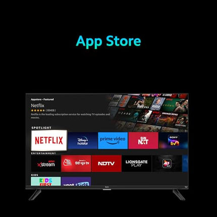 Redmi Xiaomi 80 cm (32 inches) F Series HD Ready Smart LED Fire TV L32MA-FVIN (Black) 
