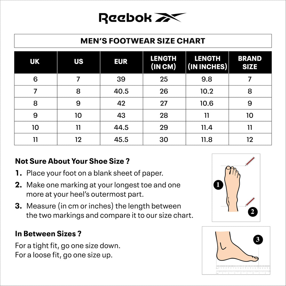 Reebok Men Stride Runner Running Shoes White Black Solar Lime UK 8