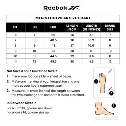 Reebok Men Stride Runner Running Shoes White Black Solar Lime UK 8 