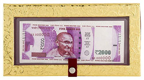 LVA CREATIONS Fine pure Silver Currency Note coin bar of 2000 lakshmi ganesh laxmi with 999 Purity for gift in happy birthday gift & happy anniversary gift festive gift pack for pooja & Dhanteras diwali. gift for wife birthday wedding special 