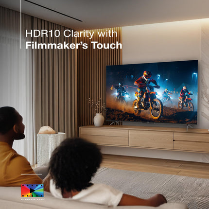 SANSUI 165 cm (65) | Ultra HD (4K) Smart Google TV | Zen Panel | Dolby Vision Atmos | Filmmaker Mode LED TV (JSW65GSUHDFF) 