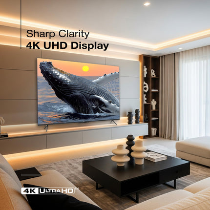 SANSUI 165 cm (65) | Ultra HD (4K) Smart Google TV | Zen Panel | Dolby Vision Atmos | Filmmaker Mode LED TV (JSW65GSUHDFF) 