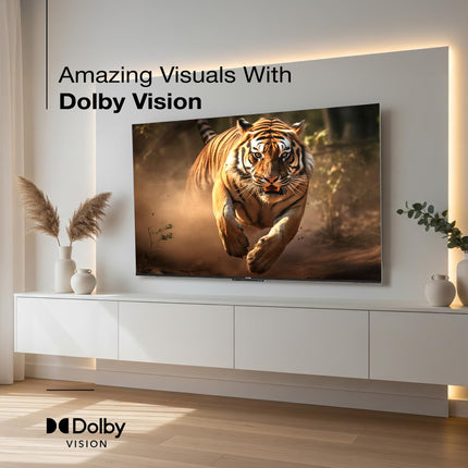 SANSUI 165 cm (65) | Ultra HD (4K) Smart Google TV | Zen Panel | Dolby Vision Atmos | Filmmaker Mode LED TV (JSW65GSUHDFF) 