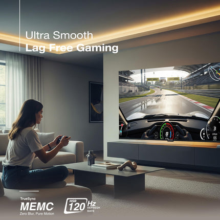 SANSUI 2025 New Launch 109cm (43) | 4K UHD Smart Google 5.0 (Android 14) | HDR10 & HLG| Dolby Vision| MEMC| HSR120 Hz| QLED TV | JSW43UG23Q (Black) 