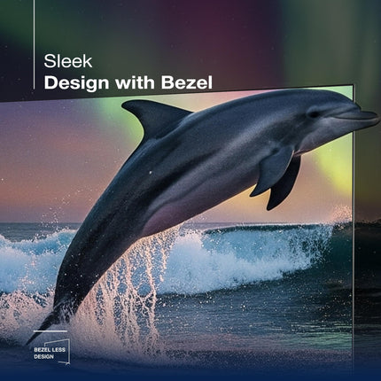 SANSUI 2025 New Launch 109cm (43) | 4K UHD Smart Google 5.0 (Android 14) | HDR10 & HLG| Dolby Vision| MEMC| HSR120 Hz| QLED TV | JSW43UG23Q (Black) 