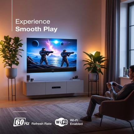 SANSUI 2025 New Launch 80 cm (32) | QLED HD Smart Coolita 3.0 with in Built Sound Bar| Dolby Audio | Surround Sound | 60Hz Refresh Rate| A+ Panel LED TV (JSS32CSQLED) 