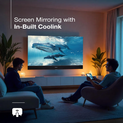 SANSUI 2025 New Launch 80 cm (32) | QLED HD Smart Coolita 3.0 with in Built Sound Bar| Dolby Audio | Surround Sound | 60Hz Refresh Rate| A+ Panel LED TV (JSS32CSQLED) 