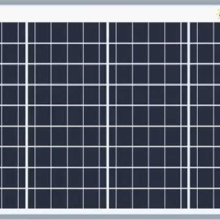 SAURALLY - A RENEWABLE INDIA. MADE IN INDIA! Aluminium Solar 40W 12V Solar Panel, 67 x 43 Cm 