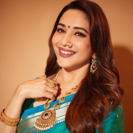 SGF11 Women's Paithani Kanjivaram Soft Silk Saree With Blouse Piece (Sea Green) 