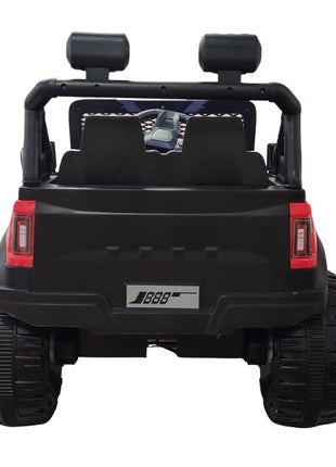 SHAKYA WORLD Pobo Battery Operated Jeep for Kids Ride on Toy Kids Car with Music & Light Electric Car Jeep Battery Car for Kids to Drive || Red Color 