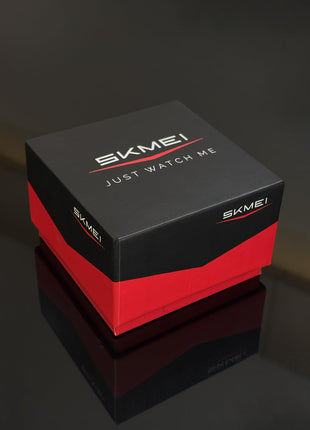 SKMEI New Launch Women's Quartz Analog Watch, Green Dial ABS & Stainless Steel Gold Case Women's Watch, Silica Soft Pink Band, Stylish, Lightweight & Waterproof 30M Fashion for Women - 2319 